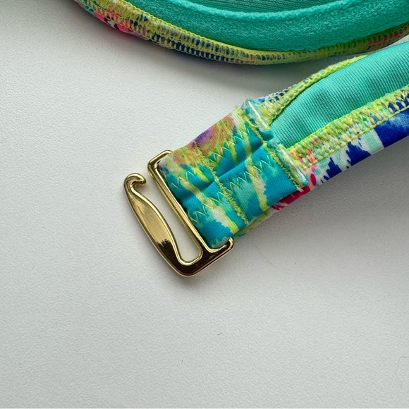 Victoria's Secret Women’s Multicolor Floral Bikini Top 36D Swim - Picture 6 of 8